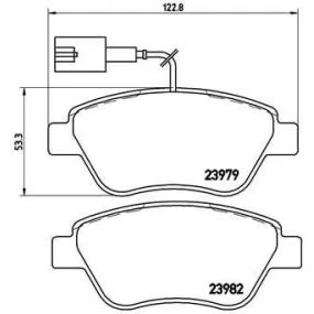 Pastillas Brembo P 23 108 Todoparatucoche