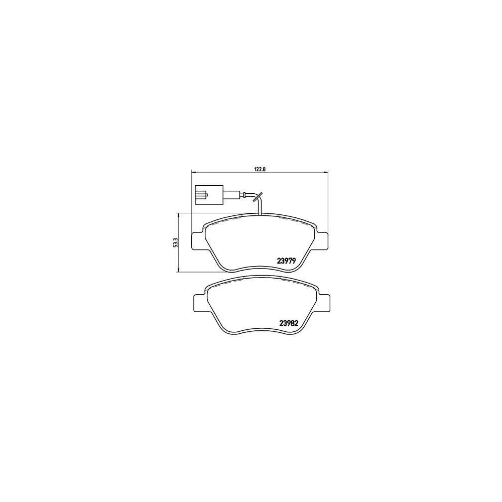 Pastillas Brembo P 23 108 Todoparatucoche