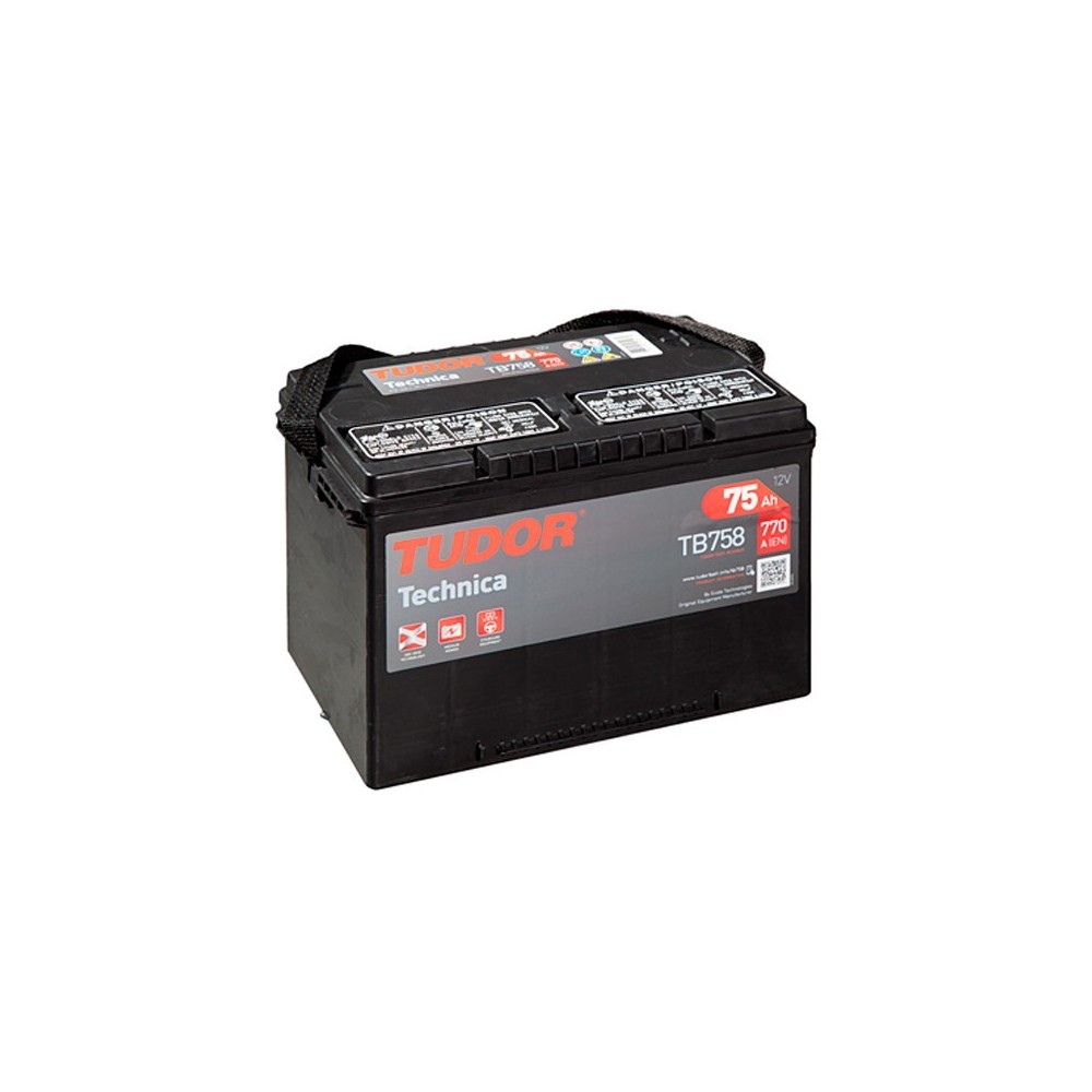 Bateria Tudor TECHNICA TB758 75Ah 770A(EN)
