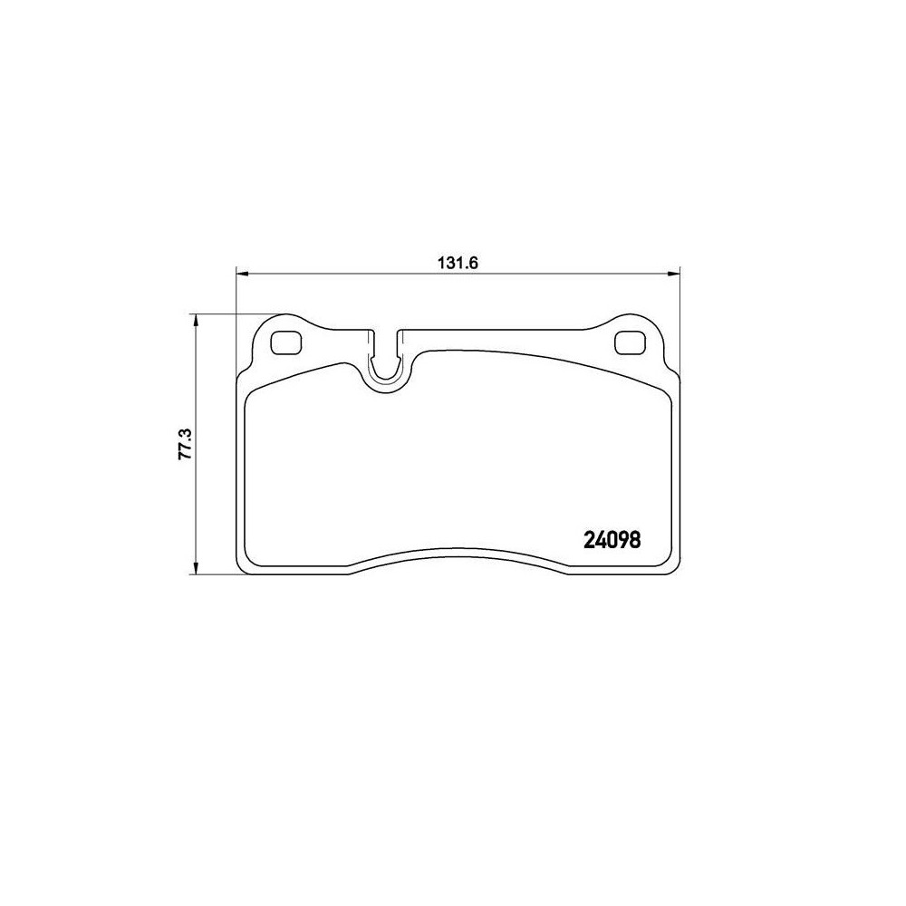 Juego pastillas freno Brembo P 61 120