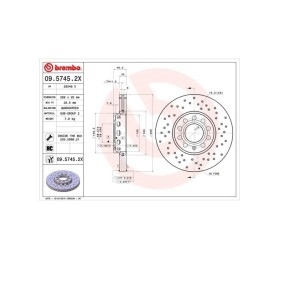 Discos de freno Brembo XTRA Line 09.5745.2X - 09.5745.24