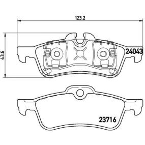 Pastillas Brembo P 06 032 Todoparatucoche