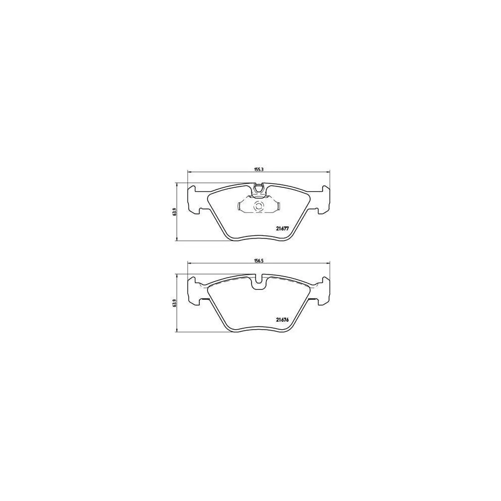 Pastillas brembo P 06 022 Todoparatucoche