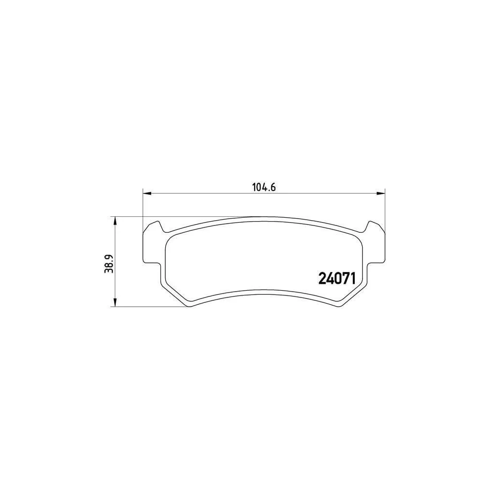Pastillas Brembo P 10 001 Todoparatucoche