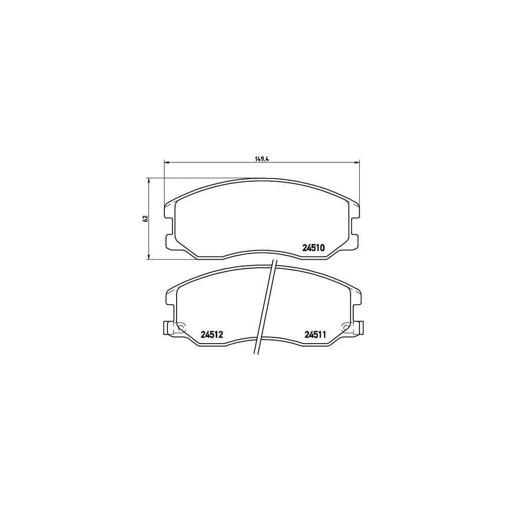 Pastillas Brembo P 10 003 Todoparatucoche