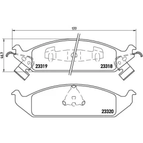 Pastillas Brembo P 11 011 Todoparatucoche