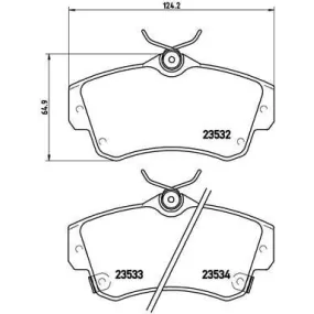 Pastillas Brembo P 11 012 Todoparatucoche