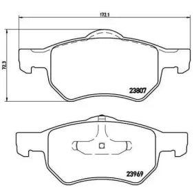 Pastillas Brembo P 11 013 Todoparatucoche