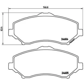 Pastillas Brembo P 11 022 Todoparatucoche