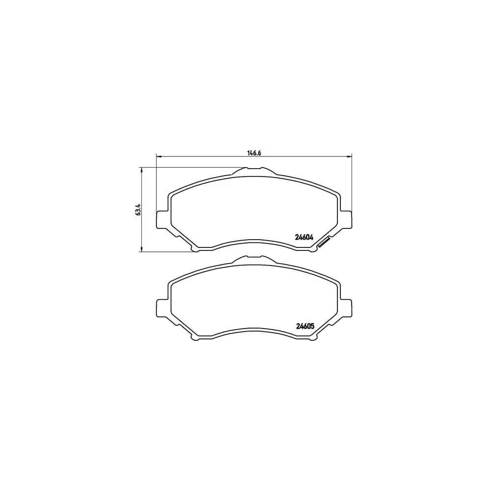 Pastillas Brembo P 11 022 Todoparatucoche