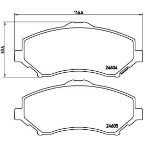 Pastillas Brembo P 11 025 Todoparatucoche