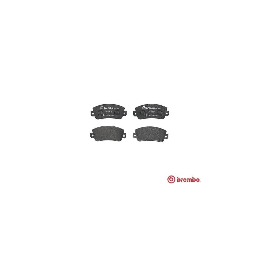 Pastillas Brembo P 23 013 Todoparatucoche