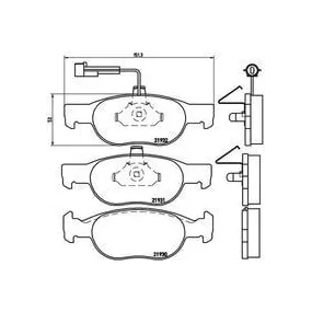 Pastillas Brembo P 23 057 Todoparatucoche