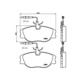 Pastillas Brembo P 23 061 Todoparatucoche