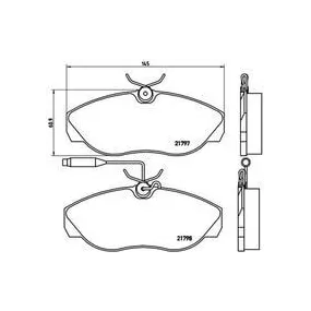 Pastillas Brembo P 23 068 Todoparatucoche