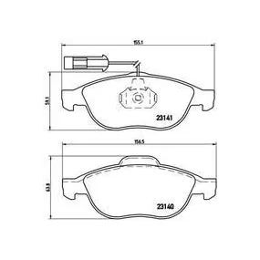 Pastillas Brembo P 23 075 Todoparatucoche