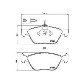 Pastillas Brembo P 23 077 Todoparatucoche