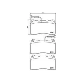 Pastillas Brembo P 23 078 Todoparatucoche