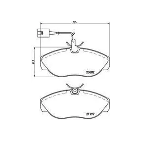 Pastillas Brembo P 23 083 Todoparatucoche