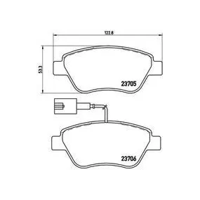 Pastillas Brembo P 23 085 Todoparatucoche