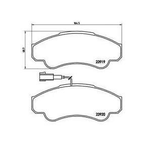 Pastillas Brembo P 23 092 Todoparatucoche