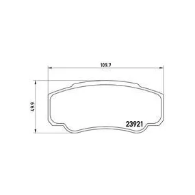 Pastillas Brembo P 23 093