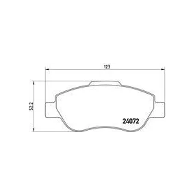 Pastillas Brembo P 23 097 Todoparatucoche