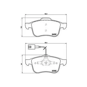Pastillas Brembo P 23 103 Todoparatucoche
