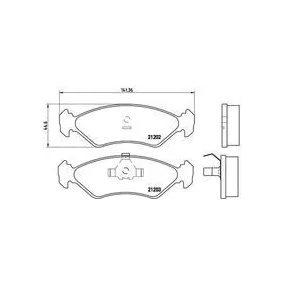 Pastillas Brembo P 24 028 Todoparatucoche
