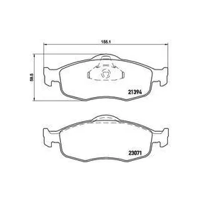Pastillas Brembo P 24 037 Todoparatucoche