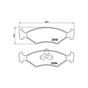 Pastillas Brembo P 24 043 Todoparatucoche