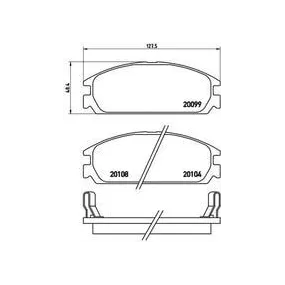 Pastillas Brembo P 28 010 Todoparatucoche