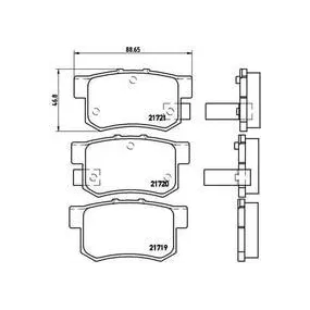 Pastillas Brembo P 28 022 Todoparatucoche