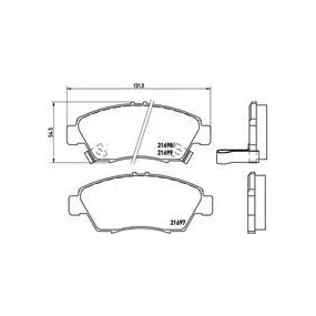 Pastillas Brembo P28024 Todoparatucoche