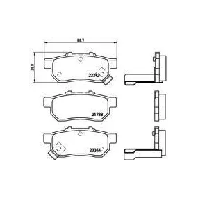 Pastillas Brembo P 28 025 Todoparatucoche