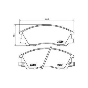 Pastillas Brembo P 30 017 Todoparatucoche