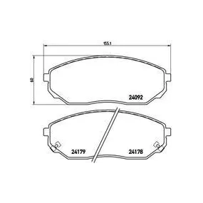 Pastillas Brembo P 30 019 Todoparatucoche