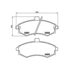 Pastillas Brembo P 30 020 Todoparatucoche