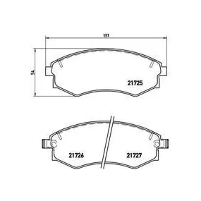 Pastillas Brembo P 30 022 Todoparatucoche