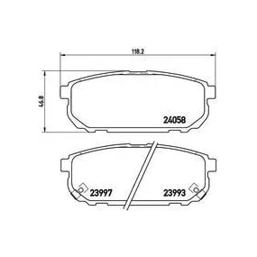 Pastillas Brembo P 30 023 Todoparatucoche