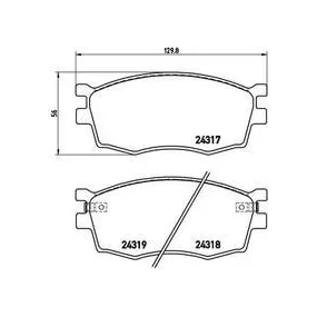 Pastillas Brembo P 30 026 Todoparatucoche