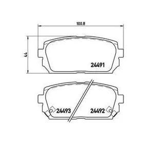 Pastillas Brembo P 30 040 Todoparatucoche
