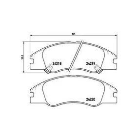 Pastillas Brembo P 30 042 Todoparatucoche