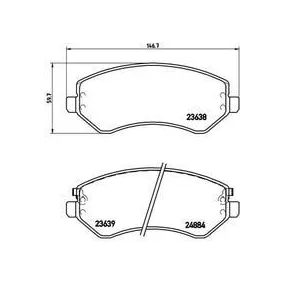 Pastillas Brembo P3 70 07 Todoparatucoche