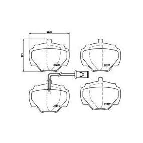 Pastillas Brembo P 44 003 Todoparatucoche