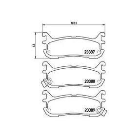 Pastillas Brembo P 49 021 Todoparatucoche