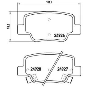 Pastillas Brembo P 83 114  Todoparatucoche
