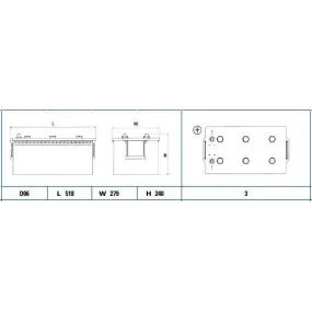 TUDOR - TG2153 - Batería de arranque - StartPRO