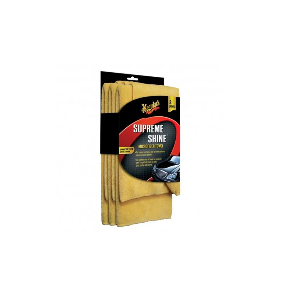 Toalla Meguiar´s microfibra Supreme Shine (3 unds)