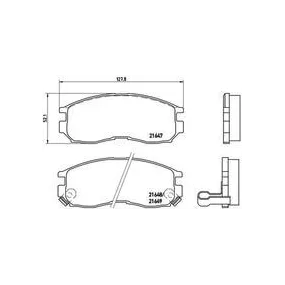 Pastillas Brembo P 54 014 Todoparatucoche